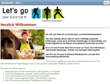 Tablet Screenshot of ernaehrungsberatung-karin-wild.de